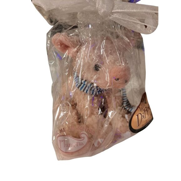 GANZ Little Dippers Scented Wax Pink Pig Plumeria New in Bag Unopened - Picture 2 of 4